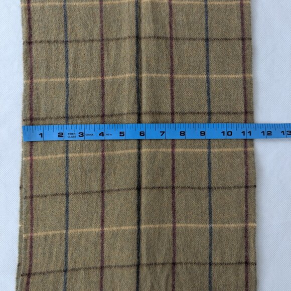 BURBERRY | Classic Green Nova Check | 100% Cashmere | Made In England - Picture 7 of 7